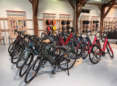 Intérieur magasin de vélos Champigny-sur-Marne