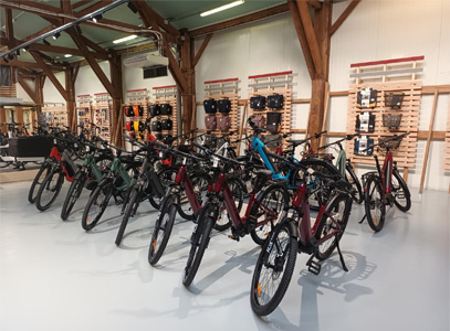 Intérieur magasin de vélos Champigny-sur-Marne