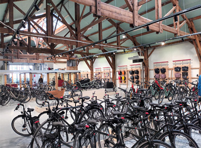 Intérieur magasin de vélos Champigny-sur-Marne